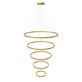 LED 5-Ring Pendant Lights Combination Centric