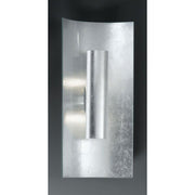 Aura Silver wall & ceiling light, 2-light, silver, 45 cm, modern light in silver with an elegant design.