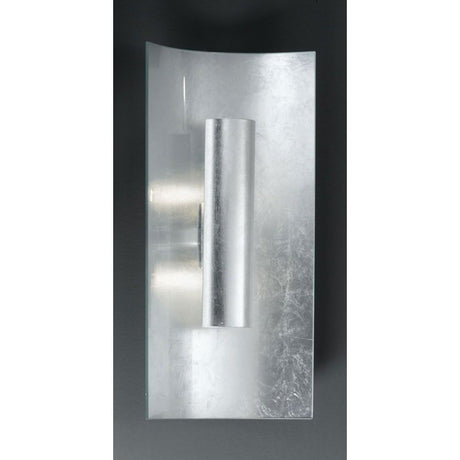 Aura Silber Wand- & Deckenleuchte 2-flammig Silber Silber 45cm, moderne Leuchte aus Silber mit elegantem Design.