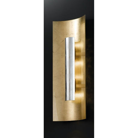 Aura Gold vägg- och taklampa med 3 ljuskällor, silver, 60 cm elegant vägglampa med moderna designelement