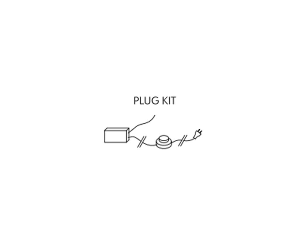 Kundalini Azou Treiber Dimmer Plug Kit für AZOU 3, AZOU 5 und AZOU 7 Leuchten.