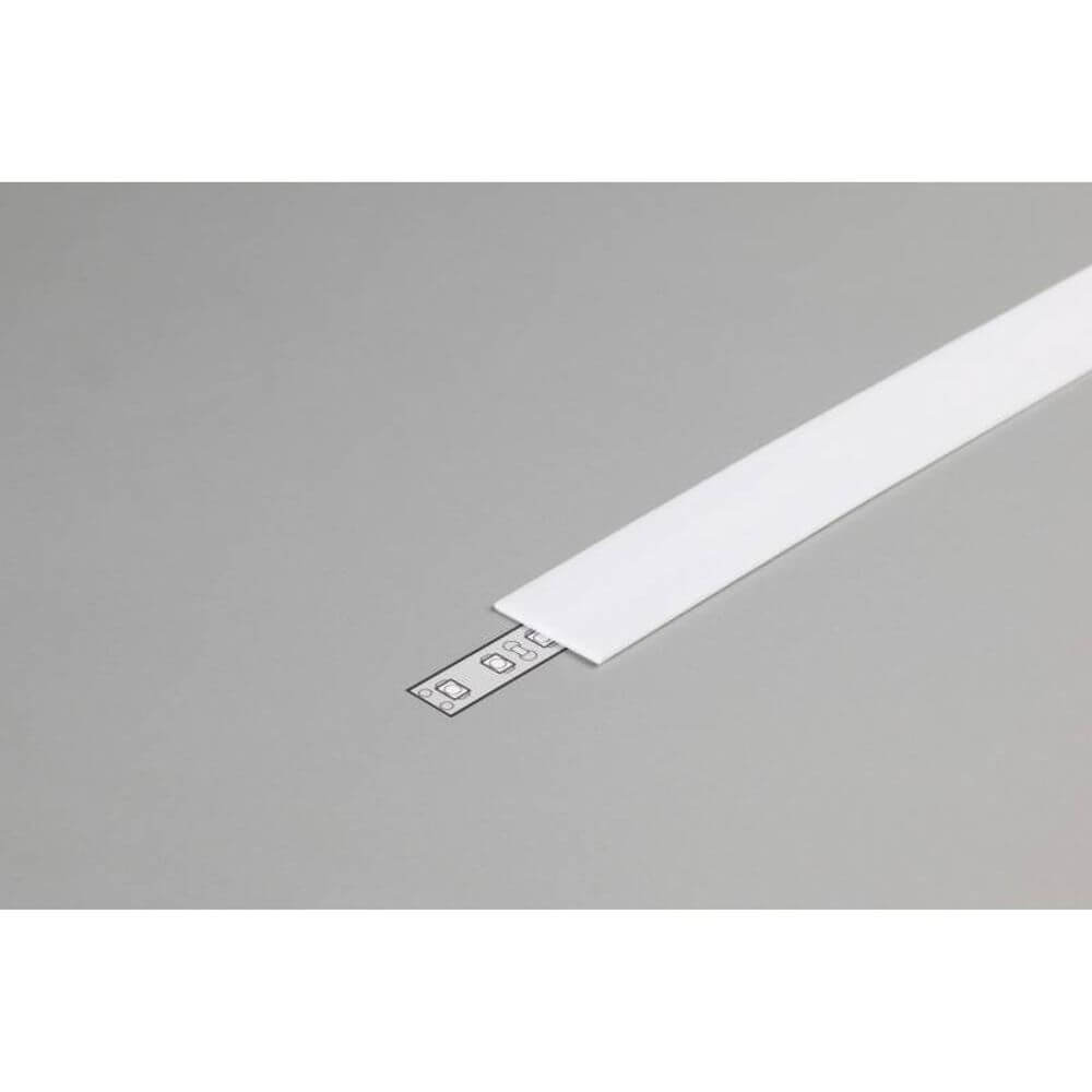 Abdeckung eckig 200cm Typ E Opalweiss  LED-Strip Pro   