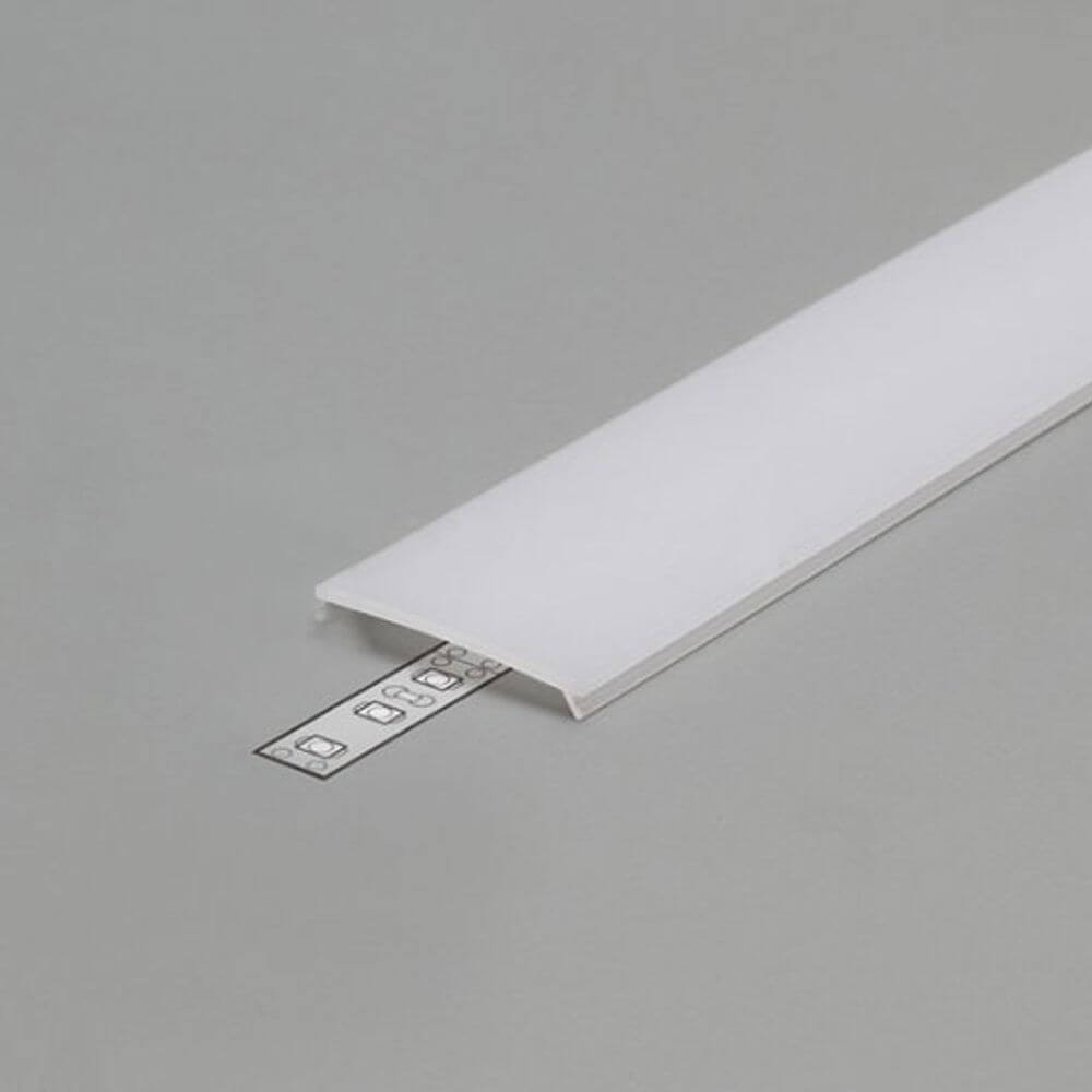 Abdeckung 200cm Opalweiss für XXL Einbau- & Aufbauprofil