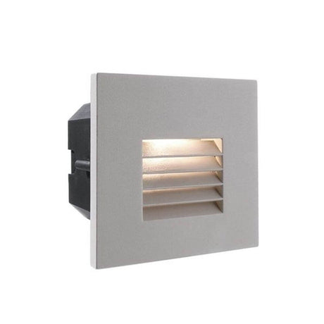 Abdeckung Gitter Grau für LED-Einbauleuchte Steps Outdoor, geeignet für Outdoor-LED-Wandeinbauleuchte.