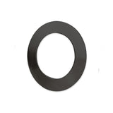 Tapa Sys-90 redonda negra para focos empotrables