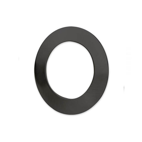 Couvercle Sys-90 rond noir pour spot encastré, bague métallique de finition pour luminaire encastré LED en noir.
