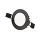 Abdeckung Sys-90 rund Schwarz für Einbaustrahler – Metallring für LED-Einbauleuchte in Schwarz.