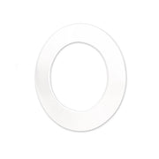 Abdeckung Sys-90 rund Weiß für Einbaustrahler, Metallring-Abdeckung für LED-Einbauleuchte SYS90, aufsteckbar