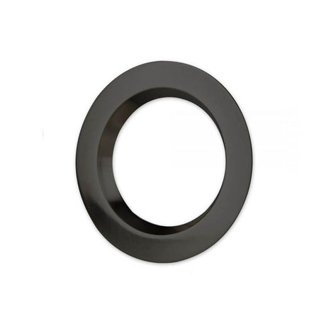 Cache Sys-90 rond noir, encastré pour spot encastré, anneau métallique amovible pour lampe encastrable LED