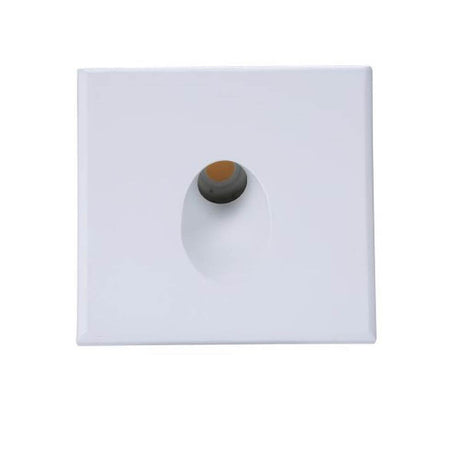Sys-Wall 68 cover for LED wall recessed spotlight Square 1 in White, suitable for Prolight Sys-Wall 68.