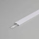 Abdeckung eckig 200cm Typ C Opalweiß für LED-Strip-System mit Montageprofil
