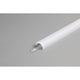 Abdeckung rund 200cm Typ D Opalweiss für LED-Strip-Systeme auf grauem Hintergrund.