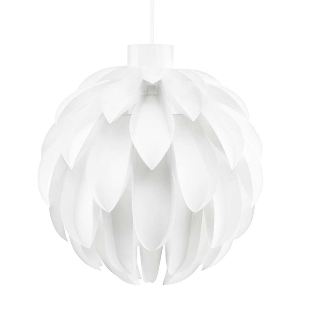 Rounded pendant lamp Norm12 XL White