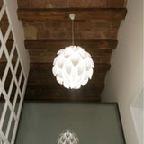 Rounded pendant lamp Norm12 XL White