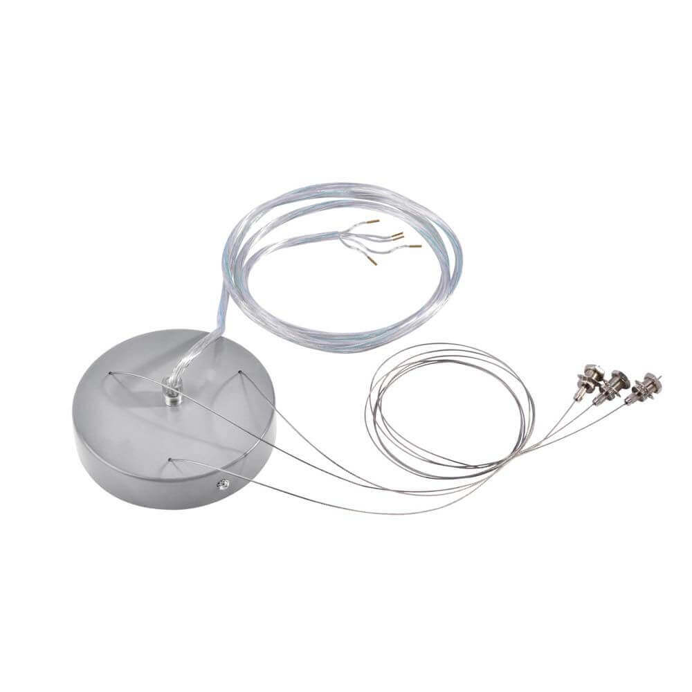 Ensemble suspendu pour 1 à 10 V medo LED Silver Grey 5 Wire