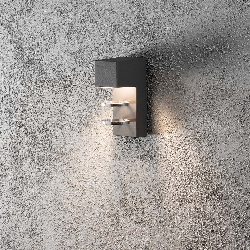 Acerra LED external wall lamp anthracite