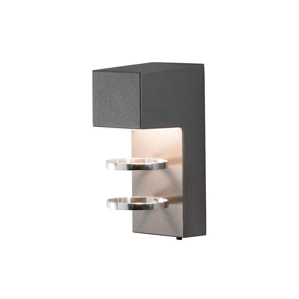 Acerra LED external wall lamp anthracite