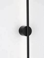 Aden LED Wandleuchte 3000K Schwarz - moderne schwarze LED-Wandleuchte aus Aluminium im minimalistischen Design