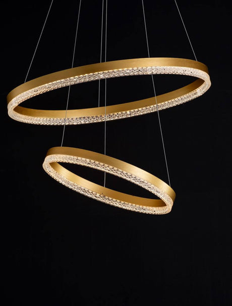 Lampa wisząca LED LED 2-płaszcza Ø 60 cm