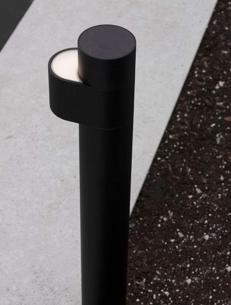 Aduro LED Außenwegeleuchte 3000K Schwarz IP54, elegante Außenbeleuchtung für Garten und Terrasse.