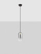Aelia LED Pendelleuchte 3000K Schwarz, Rauch in eleganter, minimalistischer Form, ideal für moderne Innenräume.