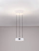 Afi LED Pendelleuchte Ø 20cm Up & Down weiße zylindrische Hängeleuchte warmweiß 3000K modernes Design