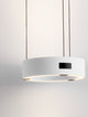 Alt Tag: Afi LED Pendelleuchte Ø 20cm Up & Down in reinem Weiß, zylinderförmig, warmweißes Licht 3000K, modernes Up & Down-Design