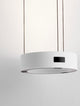 Alt Tag: Afi LED Pendelleuchte Ø 20cm Up & Down hängend in reinweiß, zylindrisches Design mit warmweißem 3000K Licht