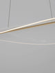 Agos LED Pendelleuchte 3000K mit modernem Design und klarer Formgebung, ideal für Ess- und Wohnzimmer.