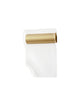 Agos LED Wandleuchte Gold in modernem Design, gefertigt aus Acryl und Aluminium, farblich in Gold und Transparent.