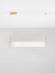 Aider Pendelleuchte 3000K in elegantem goldfarbenem Design, ideal für Esszimmer und Kücheninseln.