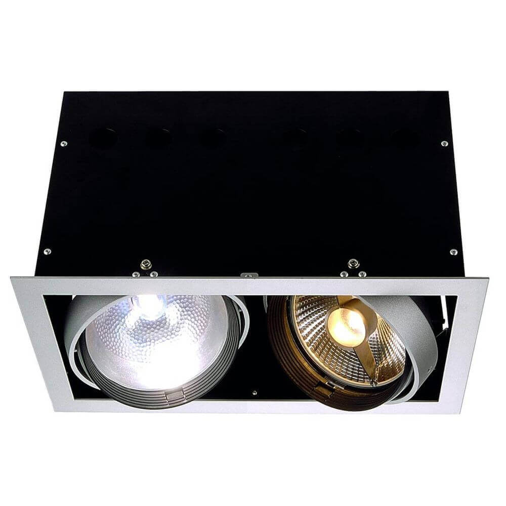 Aixlight Pro 2 Frame Einbaurahmen Silbergrau Schwarz