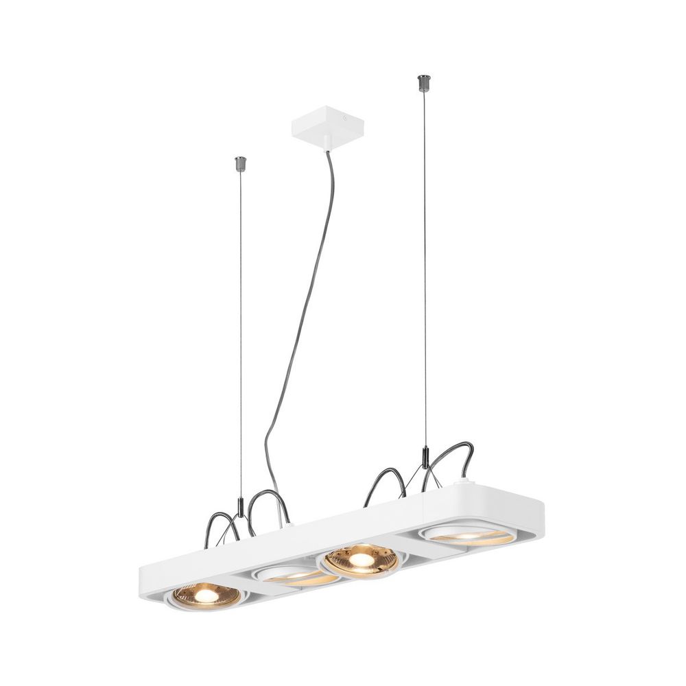 Aixlight R2 Long Pendant lampe blanc semi-circulaire