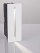 Aizen LED Außenwandeinbauleuchte 3000K Weiß IP54 in eleganter Design-Variante, strahlend weiß.