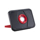 Akkulampe Worklight Schwarz, Rot mit Standfuß in IP65 Ausführung für Outdoor-Nutzung