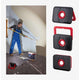 Akkulampe Worklight in Schwarz und Rot, ideal für DIY-Arbeiten und Beleuchtung in verschiedenen Einsatzbereichen.