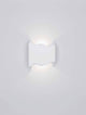 Alas LED Wandleuchte 3000K in elegantem Weiß mit sanfter Lichtabstrahlung.