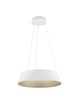 Alba LED Pendelleuchte Ø 54cm 3000K mit goldenem Innenleben für eine gemütliche Atmosphäre.