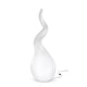 Alien XL Stehleuchte 111cm Liquid-Light Weiß in eleganter, schlanker Form.