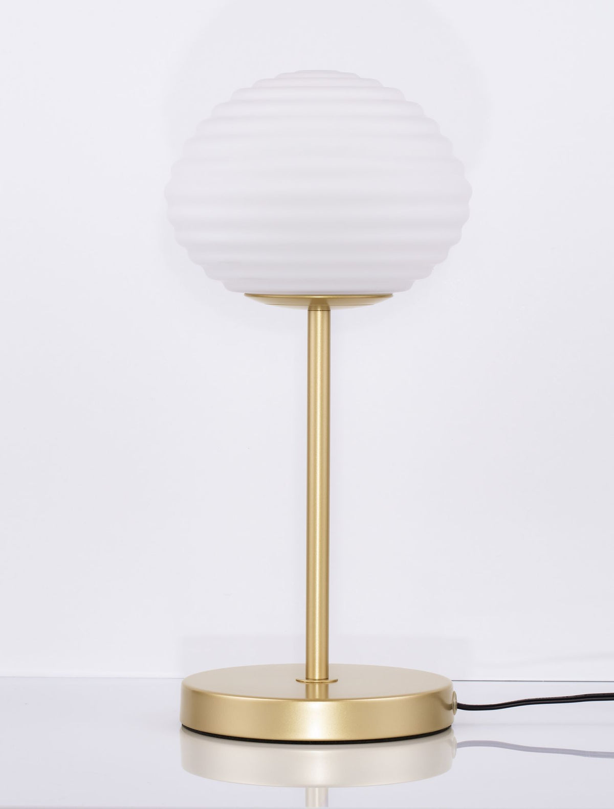 Allen Tischleuchte Gold/Weiß Ø 18cm (3)