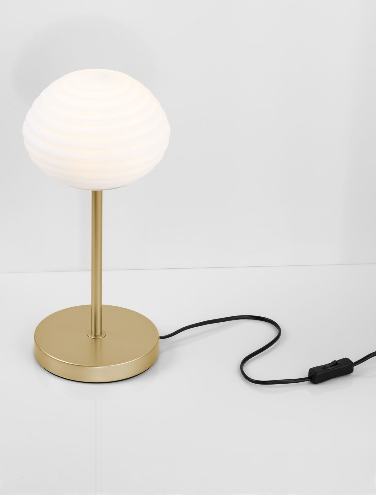 Allen Tischleuchte Gold/Weiß Ø 18cm (5)