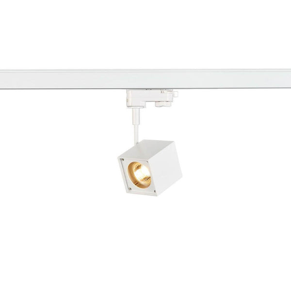 Altra Dice Spot avec adaptateur 3P. carré GU10 max. 50W blanc sur un rail haute tension.