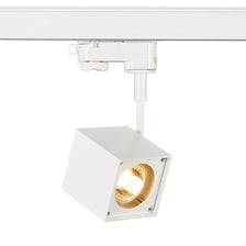 Altra Dice Spot avec adaptateur 3P. carré GU10 max. 50W blanc avec spot orientable et pivotant.
