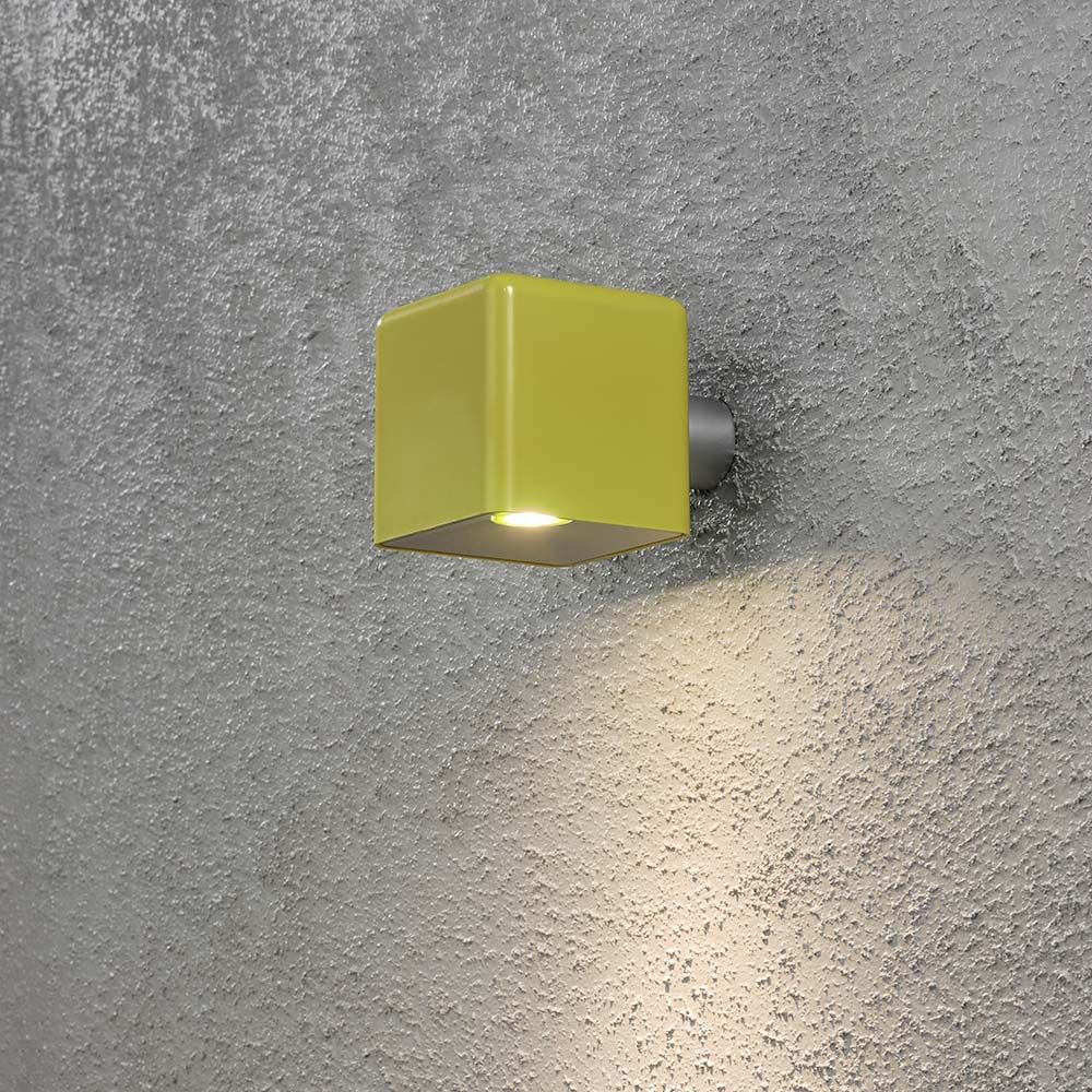 Amalfi LED external wall lamp including Trafo 12V olive