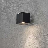 Amalfi LED external wall lamp including Trafo 12V black