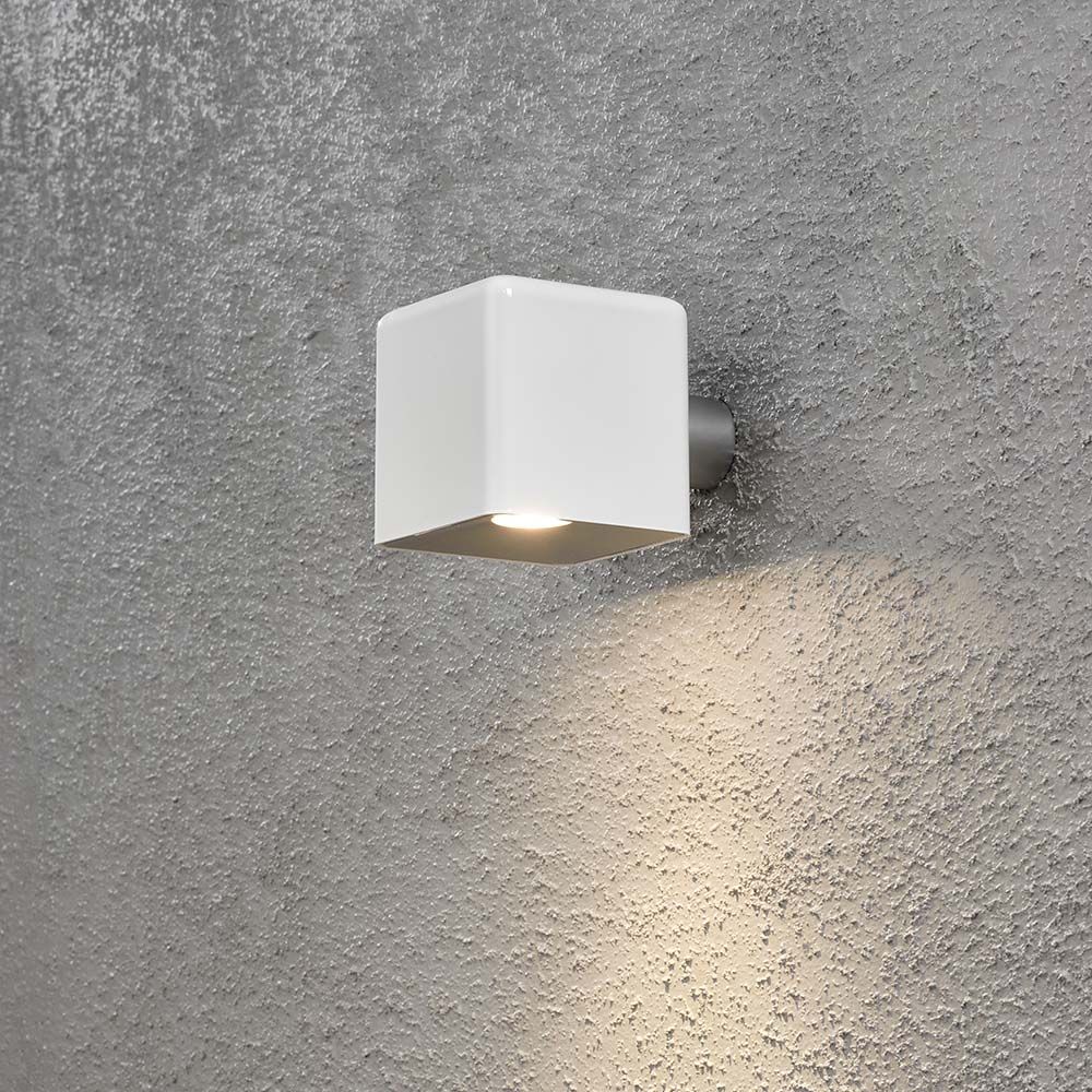 Amalfi LED external wall lamp including Trafo 12V white