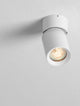Amecy Deckenleuchte Ø 6cm GU10 an der Decke installiert, modernes Design in Weiß, ideal für verschiedene Räume.