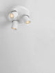 Amecy Deckenleuchte 3-flammig Ø 22cm in modernem Design mit drei Spotlights auf hellem Hintergrund.