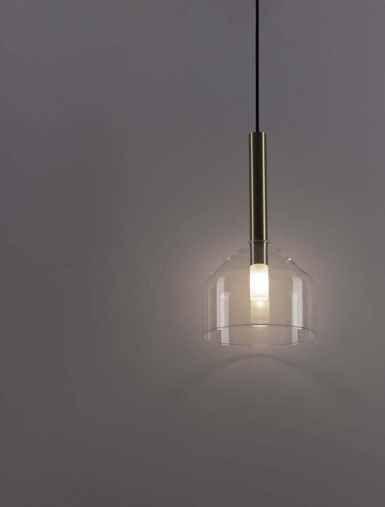 Amelia Pendelleuchte Ø 20cm in eleganter Optik, ideal für Wohnzimmer und Flurbereich, charmantes Design von Nova Luce.