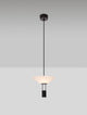 Anafi LED Pendelleuchte Ø 22cm indirekt in modernem Design, elegant aus Stahl und Glas gefertigt.